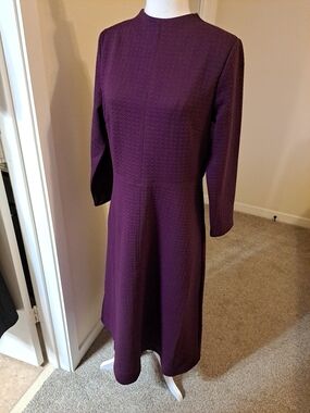 Talbots Dress Purple Size 10 NWT